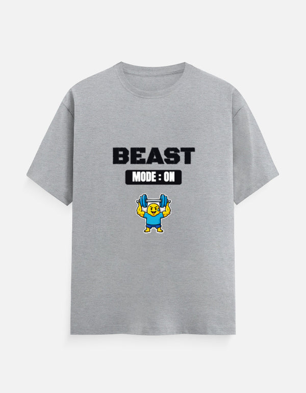 Beast Mode On Unisex Oversized T-Shirt